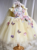 Fairy Inspired Floral Tulle Dress