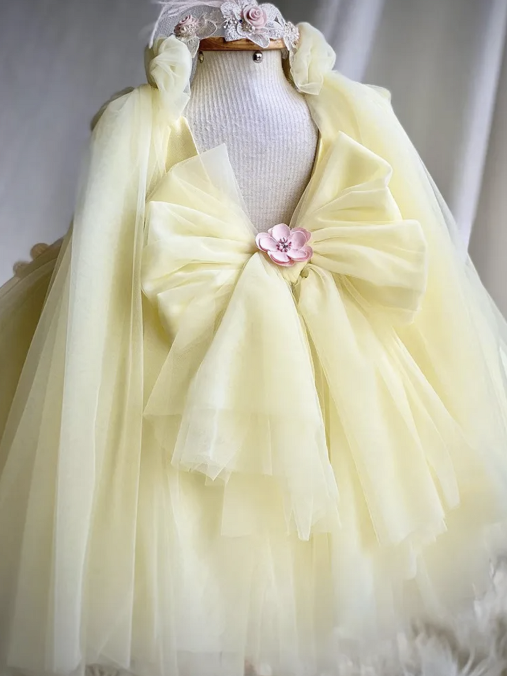 Fairy Inspired Floral Tulle Dress