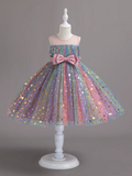 Make A Wish Star Sequin Tulle Dress