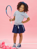 SmileyWorld Play Your Way Tie-Top Athletic Skirt Set