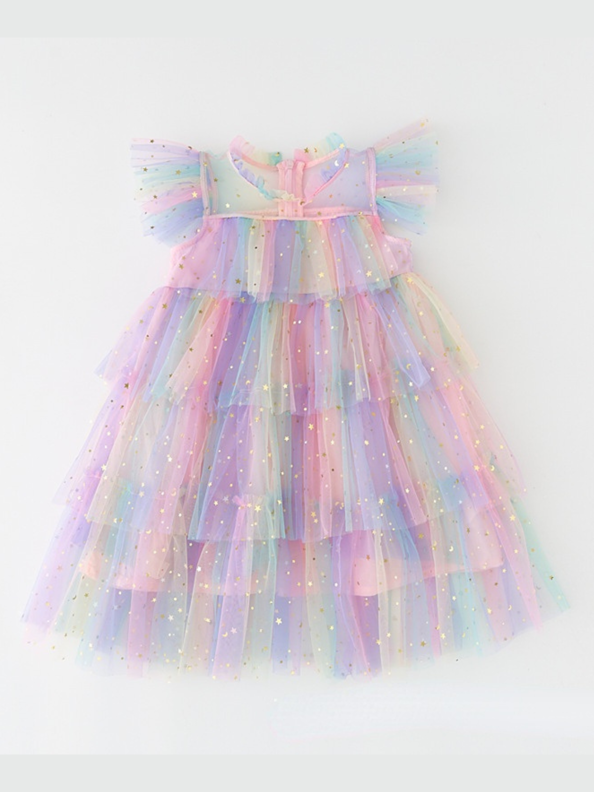 Make It Magical Rainbow Tiered Dress