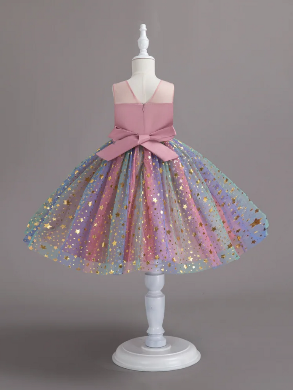 Make A Wish Star Sequin Tulle Dress