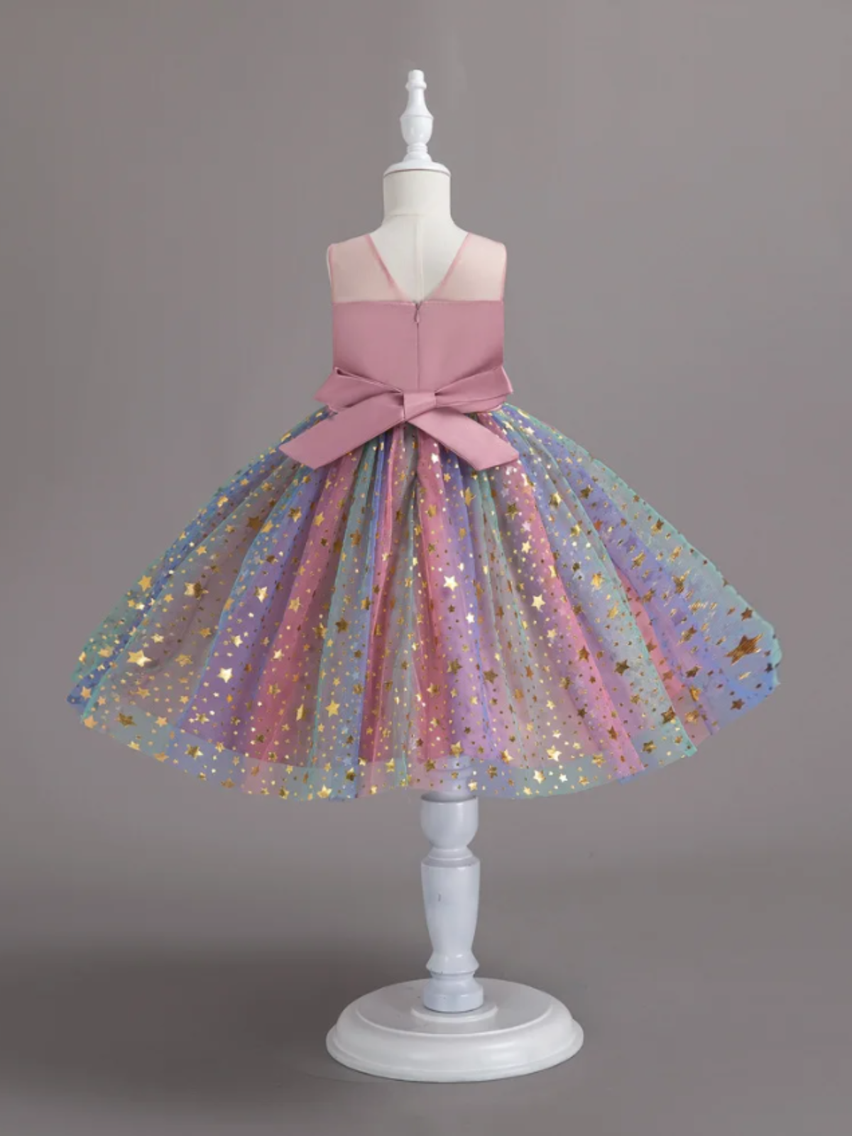 Make A Wish Star Sequin Tulle Dress