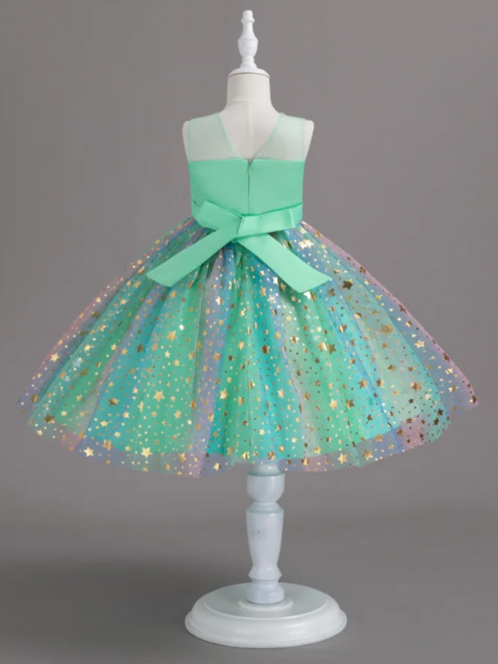 Make A Wish Star Sequin Tulle Dress