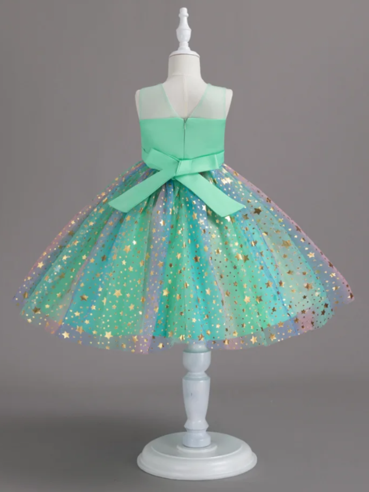 Make A Wish Star Sequin Tulle Dress
