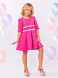 Pink Tweed Party Dress