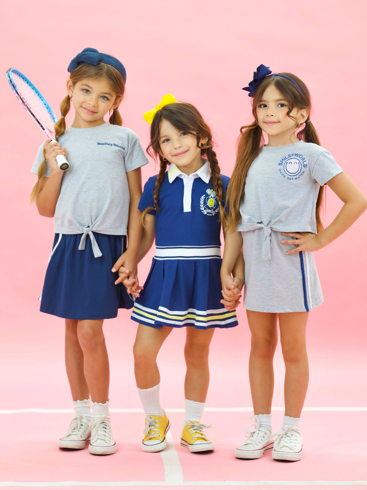 SmileyWorld Athletic Club Tie-Front Dress