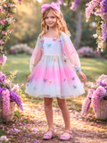 Butterfly Ombre Tulle Party Dress