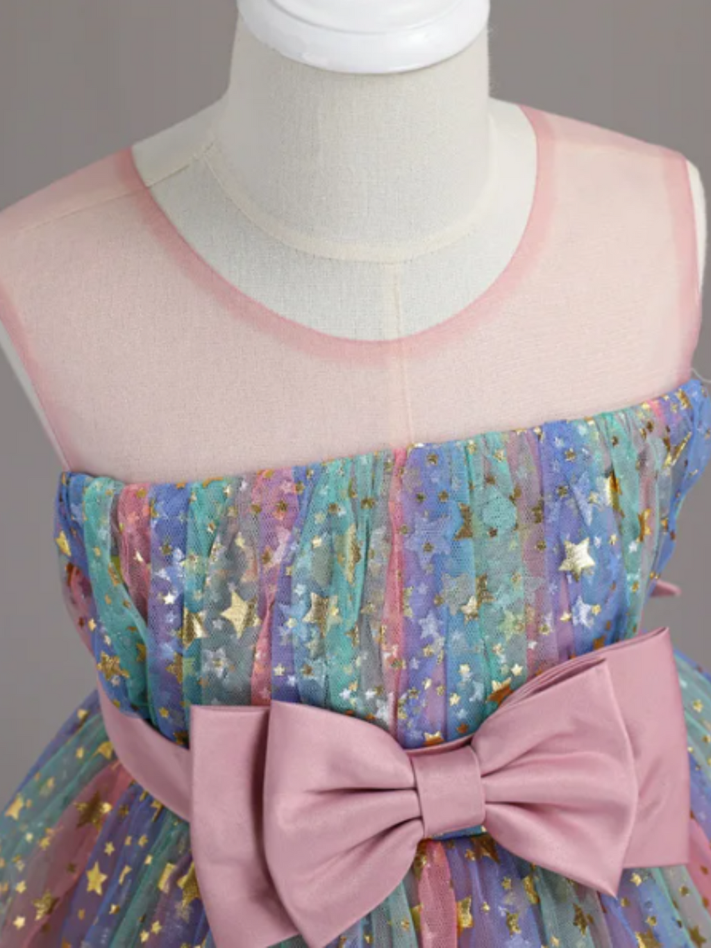 Make A Wish Star Sequin Tulle Dress
