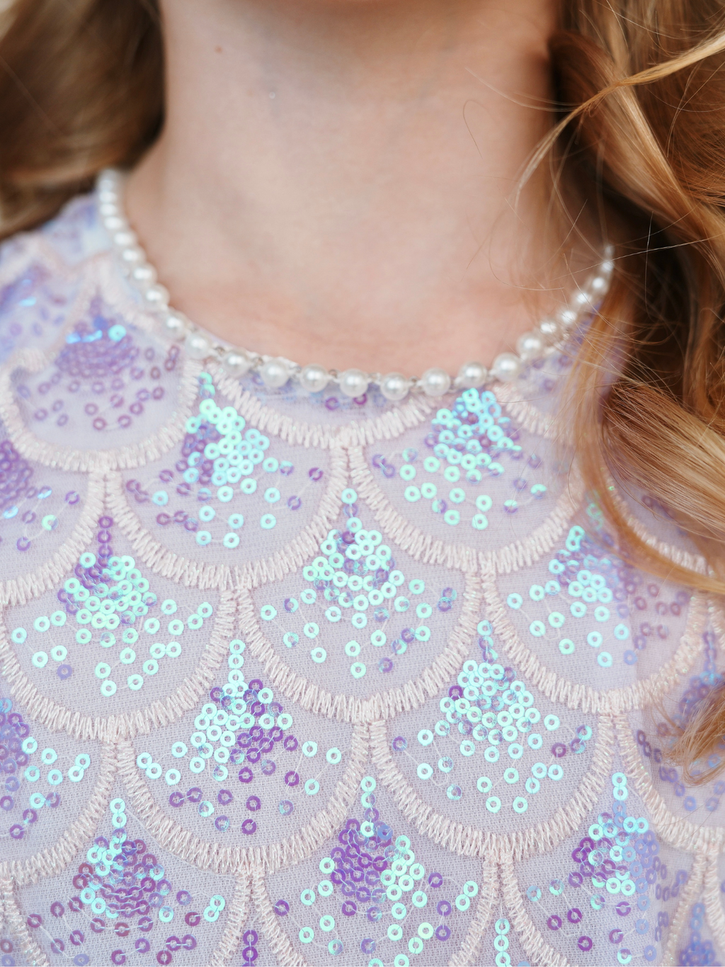 Seaside Shimmer Mermaid Tulle Dress