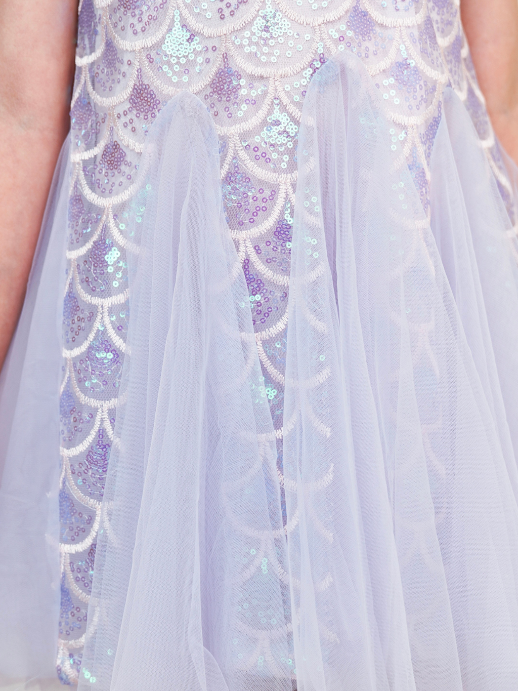 Seaside Shimmer Mermaid Tulle Dress
