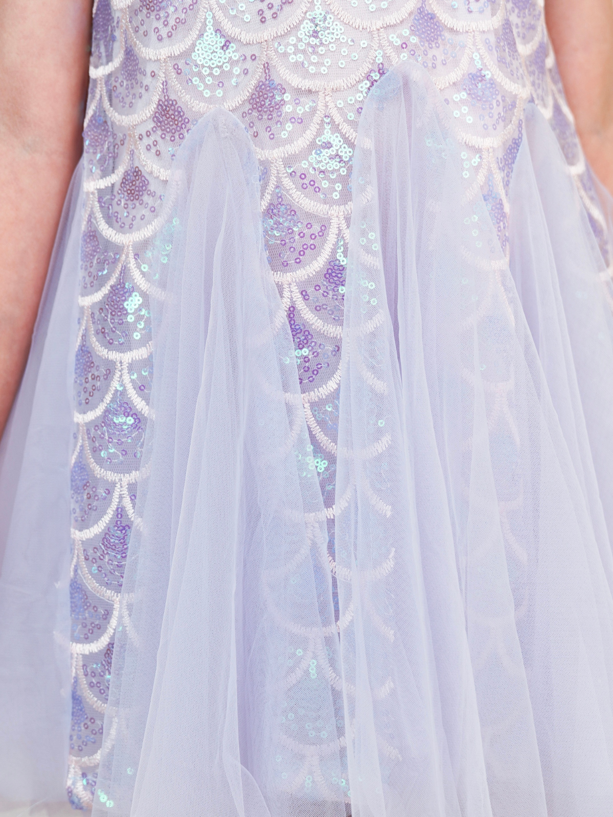 Seaside Shimmer Mermaid Tulle Dress