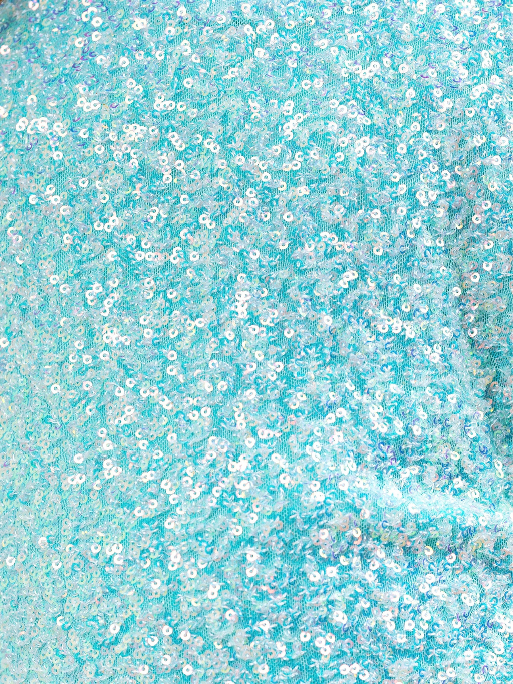 Seafoam Sparkle Top and Ruffle Pant Set