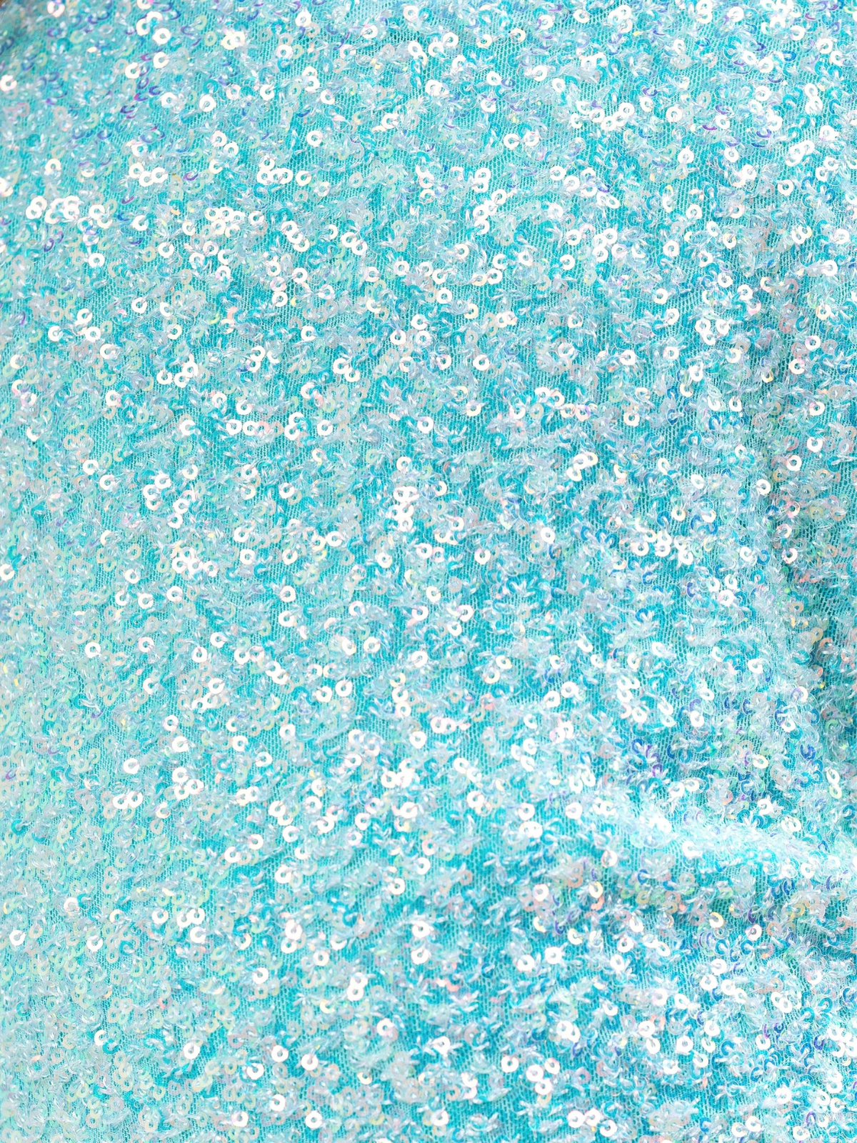 Seafoam Sparkle Top and Ruffle Pant Set