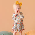 Mariposa Ruffled Bodysuit Dress