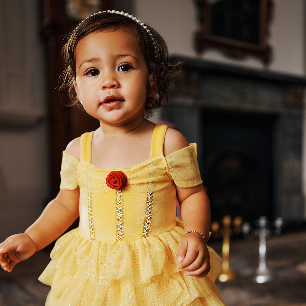Disney Belle Velour Bodysuit Dress