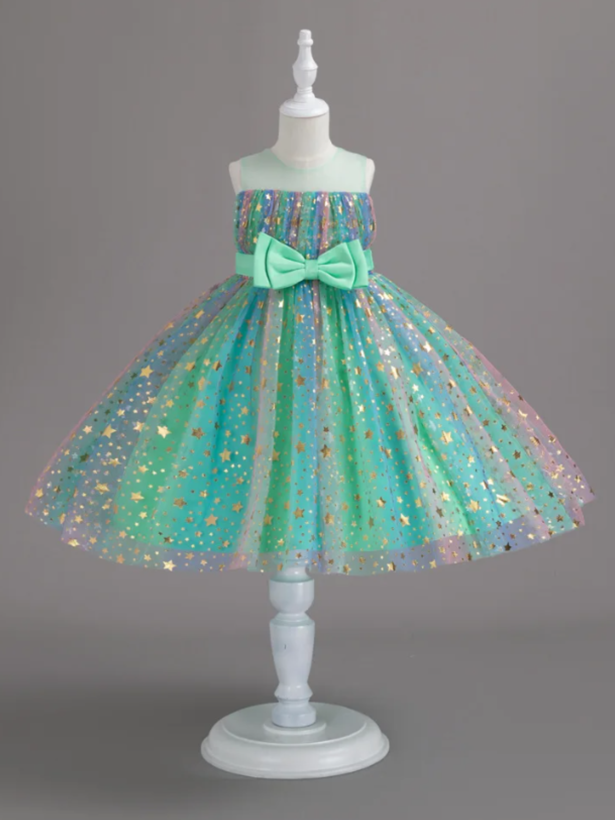 Make A Wish Star Sequin Tulle Dress
