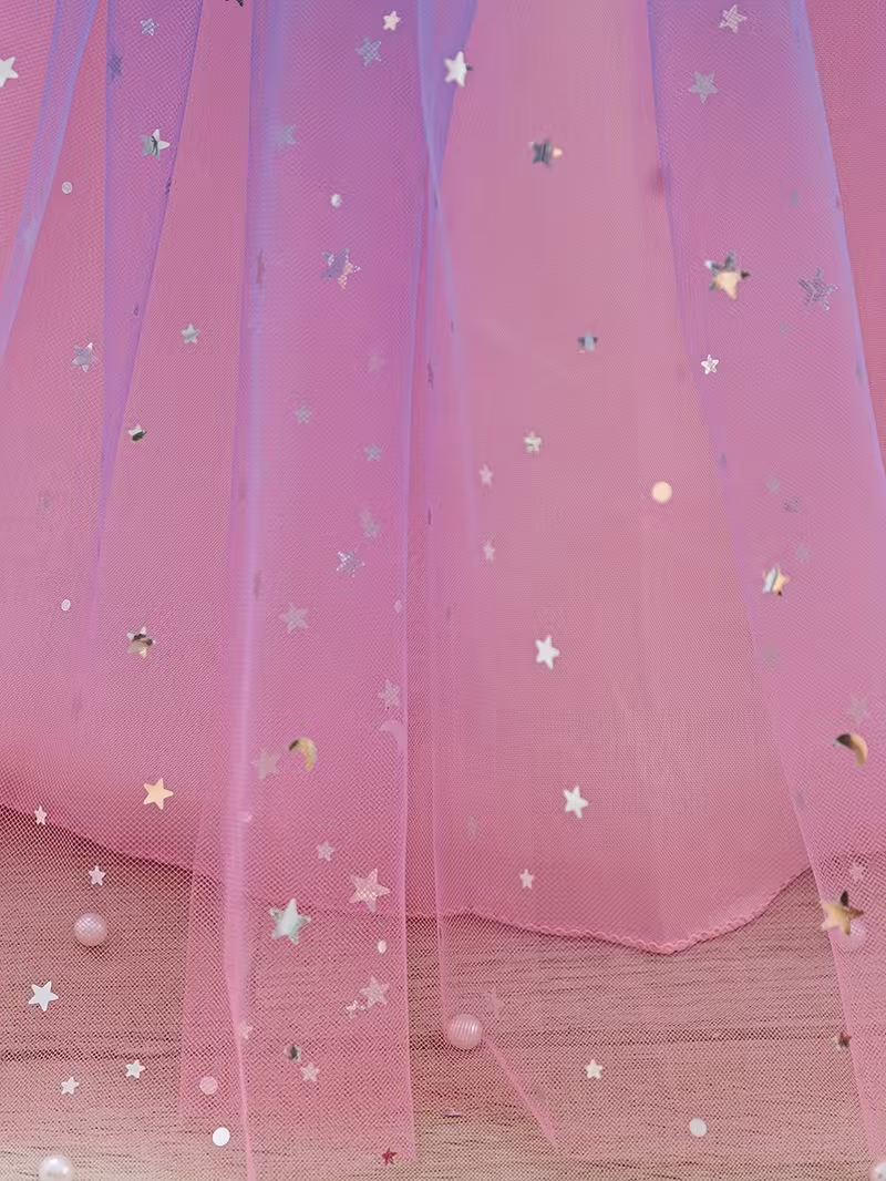 Dreamy Twirl Pink Ombre Tulle Dress